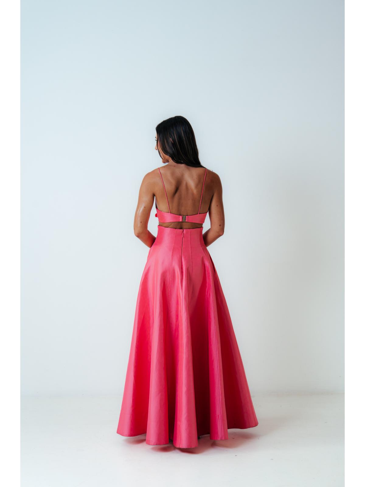 Acler Isla Set in Pink Rose