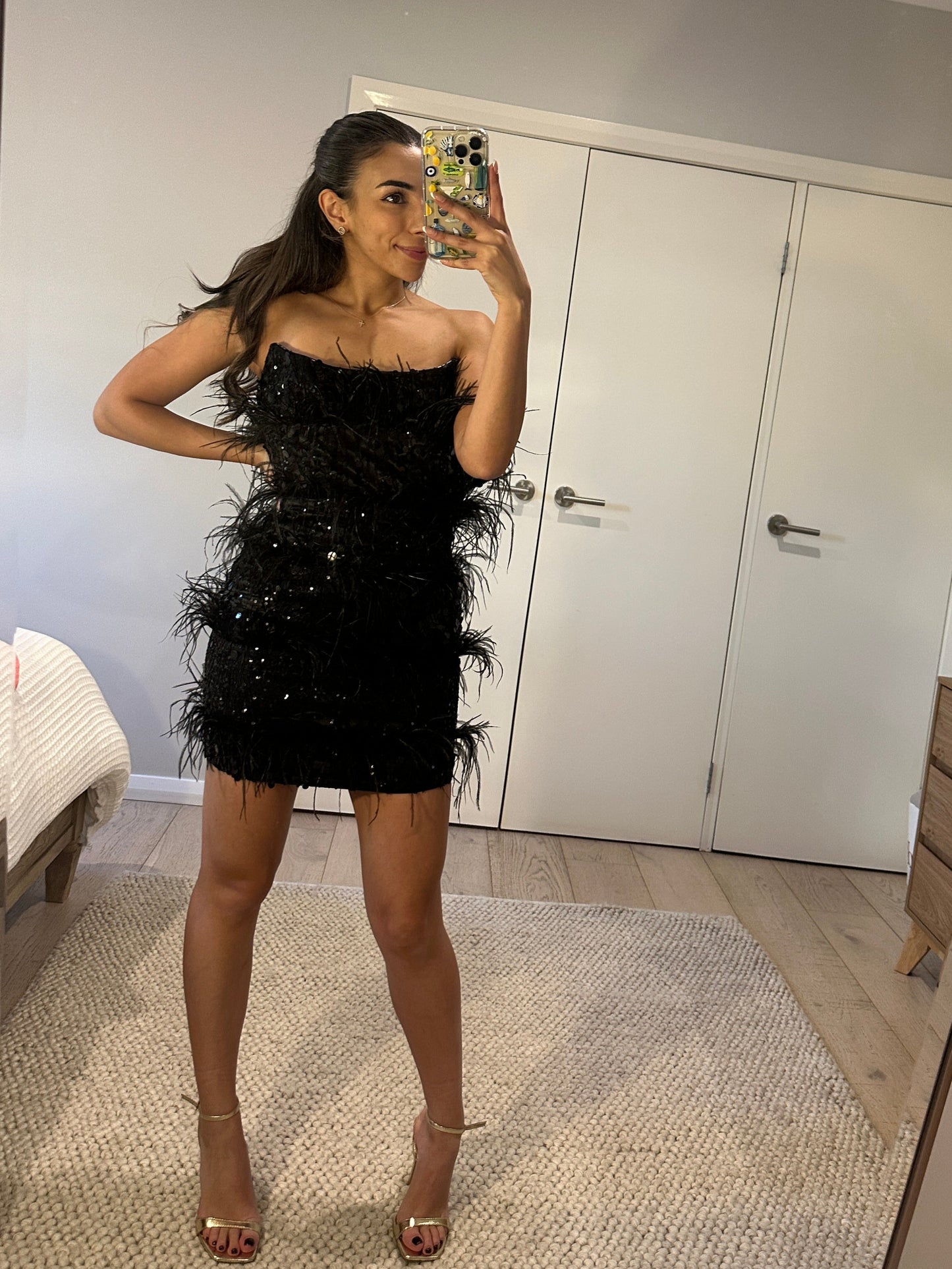 Eliya The Label Tiffany Mini Dress in Black