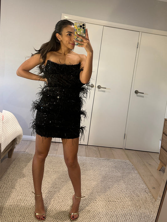 Eliya The Label Tiffany Mini Dress in Black