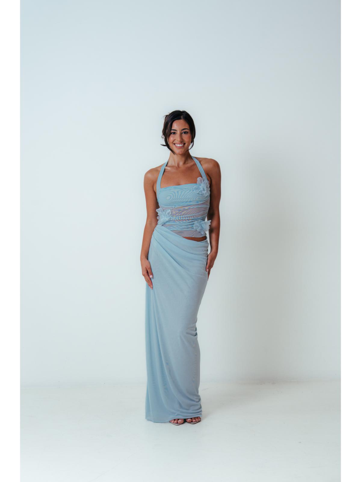 Benni Florence Maxi Dress In Blue