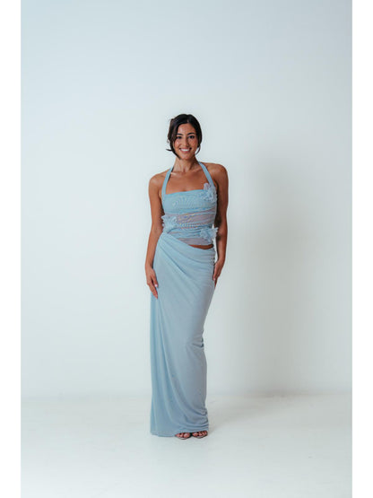 Benni Florence Maxi Dress In Blue