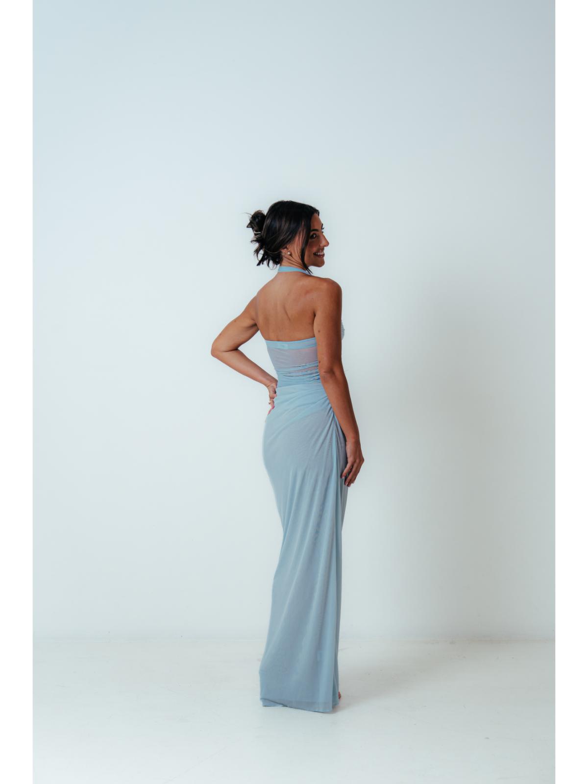 Benni Florence Maxi Dress In Blue