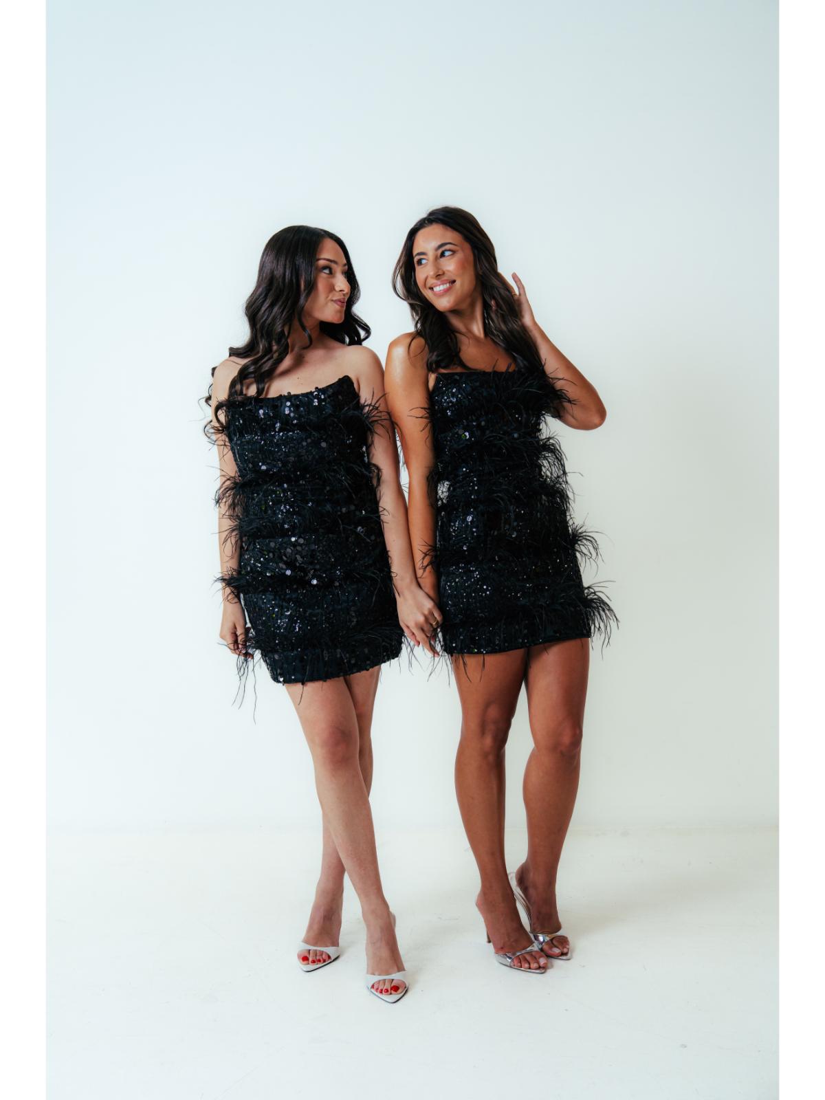 Eliya The Label Tiffany Mini Dress in Black