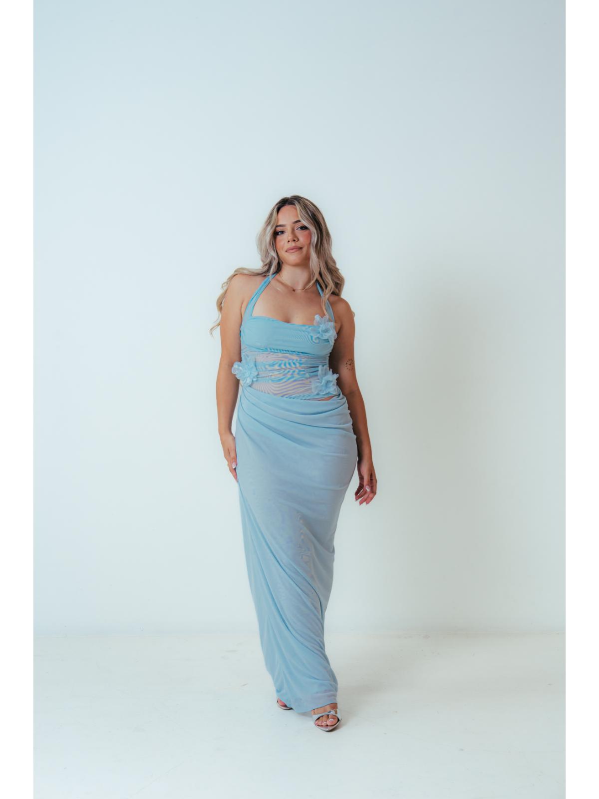 Benni Florence Maxi Dress In Blue