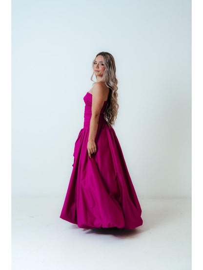 Aje Violette Bubble Hem Maxi in Pink