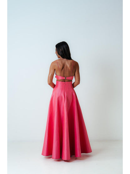 Acler Isla Set in Pink Rose