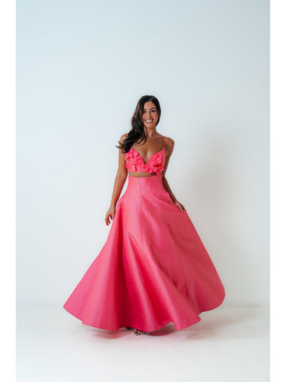 Acler Isla Set in Pink Rose